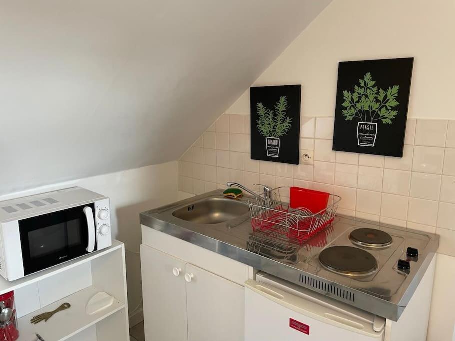 Le Cocon Rouge - Studio En Plein Centre Historique 朗巴勒 外观 照片